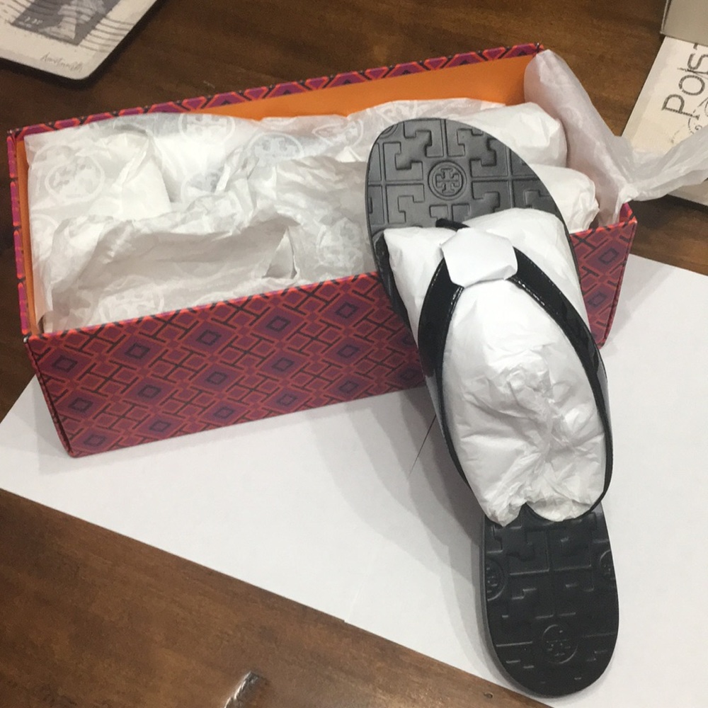 Black Tory Burch Flip Flop